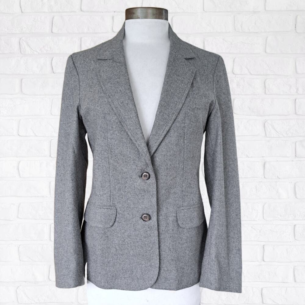 Vintage Oscar de la Renta Wool 2-Button Jacket Blazer Size 7/8 Small Classic